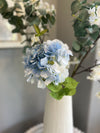 Blue Hydrangea Stem 20"