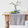 Light Grey Linen Table Runner