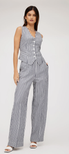 Striped Wide Leg Pant