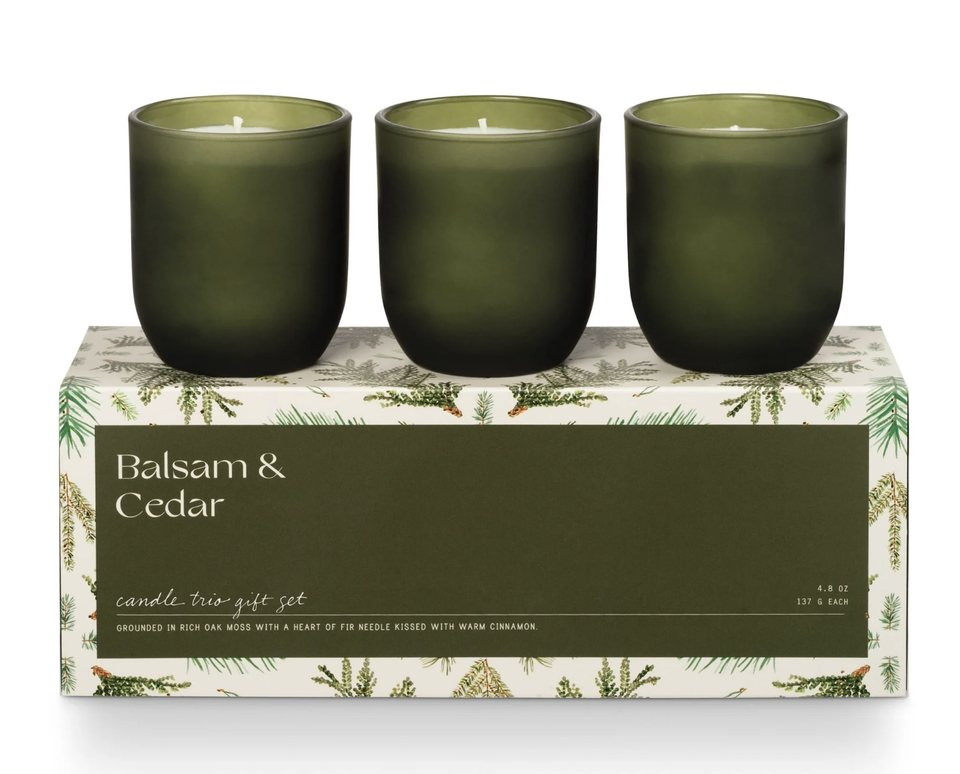 Balsam & Cedar Candle Trio Gift Set