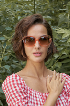 Brianna - Mandarin/Sage Sunglasses