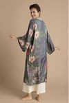 Hedgerow Kimono Gown - Pewter