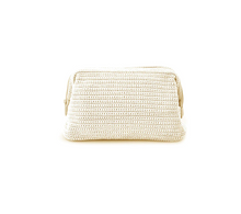 Cosmetic  Crochet Bag - Seashell