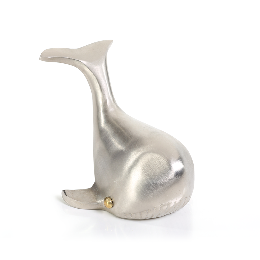 Orca Whale Pewter Bottle Opener-silver