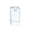 Square Crystal Glass Taper Holder- Large
