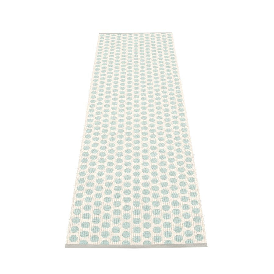 Noa Rug - Pale Turqoise/Vanilla/Warm Grey Edging