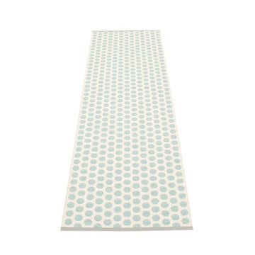 Noa Rug - Pale Turqoise/Vanilla/Warm Grey Edging