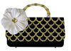 Black and Gold Scalloped Purse - Birthday Card