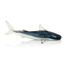 Decorative Glass Blue Shark- Large