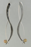 Forged S-curve Earrings