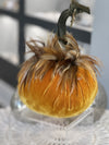 8" Carrot Ginger Saddle Feather