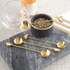 Fez Small Tea Spoons Set - Gold & White