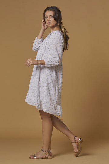 Ordell Tunic Dress - White