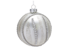 Ball Ornament 4"D Glass