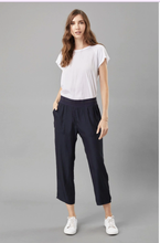 D-Satin Cropped Jogger (Nightwatch)