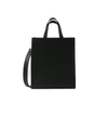 Recycled Leather City Bag - Black