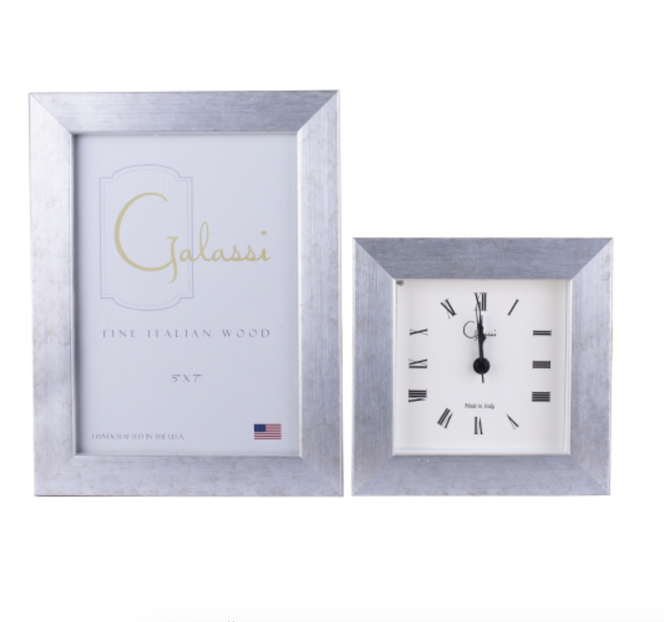 3x4 Timeless Silver Clock