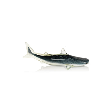 Decorative Glass Blue Shark- Small