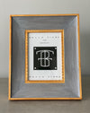 Marchesa Grey w/Gold 5" x 7" Picture Frame