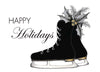 Happy Holiday Skate (Black)- Holiday Card